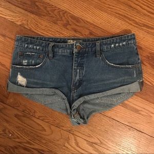 *SOLD* Free people denim shorts